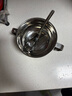 licheers輔食碗兒童316不銹鋼湯碗嬰兒寶寶專用米粉吃飯碗勺餐具 曬單實(shí)拍圖