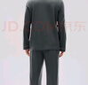 MW1秋季新款棉質(zhì)男士睡衣長(cháng)袖長(cháng)褲翻領(lǐng)居家服裝家居服套裝 030 鉛灰色 L 175 曬單實(shí)拍圖