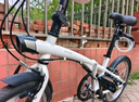 迪卡儂折疊車T120成人通勤自行車6級(jí)變速20寸輕便單車淺白堊灰-4588488 曬單實(shí)拍圖