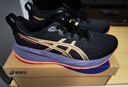 亞瑟士（ASICS）CUMULUS 27男鞋 25夏季新款男子輕量緩震跑鞋專業(yè)馬拉松運(yùn)動(dòng)鞋 黑紫橙【尺碼偏小，建議拍大半碼】 42.5 (270mm) 曬單實(shí)拍圖
