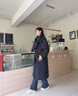 艾萊依【宋佳同款】鵝絨服女2025新款氣質(zhì)風(fēng)衣羽絨服可脫卸圍巾長(cháng)款外套 炭黑-升級款 M 【建議130-145斤】160 曬單實(shí)拍圖