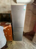 容聲216升三開門小電冰箱家用小戶型節(jié)能超薄冷藏冷凍兩用保鮮出租房宿舍迷你BCD-216D11N銀國家補貼 曬單實拍圖