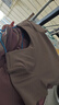 維多利亞旅行者瑜伽服女跑步運動套裝夏季健身服普拉提短袖短褲帶胸墊兩件套紫M 曬單實拍圖