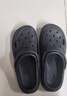 名創(chuàng  )優(yōu)品（MINISO）洞洞鞋男士夏季外穿防滑厚底eva踩屎感涼鞋防臭海邊沙灘包頭拖鞋 曬單實(shí)拍圖