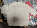 white wheat男童2024冬季外套女寶寶抗菌鴨絨上衣小孩子保暖羽絨服 米白 90cm 曬單實(shí)拍圖