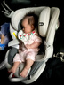 貝倍適兒童安全座椅汽車通用0-4-12歲寶寶嬰兒旋轉(zhuǎn)車載isofix便攜坐椅 尊享灰（硬接口+上拉帶+側(cè)防） 曬單實拍圖
