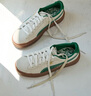 彪馬（PUMA）【厚底鞋】增高小白鞋松糕鞋女子休閑板鞋PLATFORM363559 杏仁糖色-深綠色-金色-13 37 曬單實(shí)拍圖