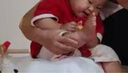 心楠男童一周歲衣服男孩漢服禮服嬰兒抓周夏季武俠中式唐裝國(guó)風(fēng)男寶寶 飛龍?jiān)谔靸杉住径绦淇睢?常規(guī) 80 cm-90cm【 建議1-2歲】 曬單實(shí)拍圖