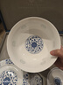 富玉景德鎮高顏值青花瓷玲瓏餐具套裝高級感喬遷家用輕奢陶瓷碗碟 萬(wàn)壽蓮套裝（釉下彩） 29頭 曬單實(shí)拍圖