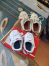 耐克（NIKE）官方男女童CORTEZ嬰童易穿脫運動鞋魔術(shù)貼秋季寶寶DM0952 115白/校園紅/校園藍(lán) 21 曬單實拍圖