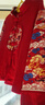 優(yōu)奇嬰兒衣服寶寶春秋冬百天周歲禮服套裝初秋抓周喜慶長(zhǎng)袖長(zhǎng)褲兩件套 曬單實(shí)拍圖
