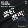 李寧（LI-NING）兒童泳衣男童中大童游泳衣分體泳褲LSYT383 黑藍分體 160 曬單實(shí)拍圖