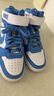 NIKE 耐克童鞋嬰童學(xué)步鞋COURT BOROUGH MID 魔術(shù)貼兒童運(yùn)動(dòng)休閑板鞋 曬單實(shí)拍圖