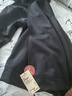 無印良品（MUJI） 男式 防紫外線易干毛圈拉鏈連帽衫防曬衣防曬服硬核防曬BI00EA3A 黑色 L （175/100A） 曬單實(shí)拍圖
