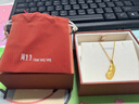 周生生 羽毛黃金吊墜愛(ài)情密語(yǔ)足金丘比特之羽不含項鏈 86820P計價(jià) 2.22克(含工費130元) 曬單實(shí)拍圖