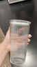 【京東物流】玻璃杯帶蓋耐熱茶杯高顏值豎條紋水杯帶吸管茶杯家用 大竹節(jié)杯【單只】600ml 曬單實(shí)拍圖
