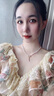 迪后（Dirholl）蝴蝶結淡水珍珠項鏈輕奢鋯石鎖骨鏈七夕情人節禮物送女友老婆 蝴蝶結珍珠項鏈女【順豐極速達】 曬單實(shí)拍圖