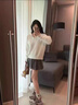QIPUSEN品牌老爹鞋女厚底網(wǎng)面透氣休閑鞋女2025秋季新品女鞋百搭鞋子女 安克拉紅 35 曬單實(shí)拍圖