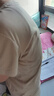京東京造【50S水柔棉】t恤女短袖純棉夏季液氨打底衫上衣白小T 燕麥色L 曬單實拍圖