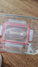 Glasslock進口鋼化玻璃手提型便攜大容量冰箱冷藏保鮮收納盒密封防潮2500ml 曬單實拍圖
