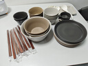 幾物森林碗具套裝碗盤(pán)餐具整套碗碟套裝家用輕奢高顏值喬遷之喜55頭禮盒裝 曬單實(shí)拍圖