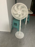 海爾（Haier）七葉輕音立式電風(fēng)扇京東自營(yíng)家用落地扇臺立兩用風(fēng)扇落地遠距大風(fēng)量節能搖頭宿舍電扇  HFS-J3546B 曬單實(shí)拍圖