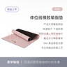 Keep天然橡膠專業(yè)防滑女男家用健身地墊輔助體位線瑜伽墊 眉黛粉 曬單實拍圖
