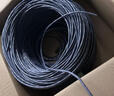 秋葉原（CHOSEAL）原裝六類網(wǎng)線【工程版0.57±0.02mm】CAT6純銅線芯 非屏蔽千兆網(wǎng)絡(luò)線灰色305米QS2619AT305 曬單實拍圖