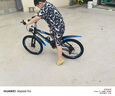 津馳遠兒童自行車6-10-15歲碟剎中大童山地男女孩學生單車一體輪腳踏車 車燈款|藍色+單速+雙碟剎+輻條輪 18寸【身高115-140cm】約6-10歲 曬單實拍圖