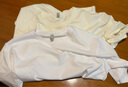 名創(chuàng)優(yōu)品（MINISO）2件裝短袖t恤男夏季純白色重磅純棉寬松半袖男生百搭休閑大碼體恤 【2件裝】白色(空白)+淺米(空白) XL 180 (不起球不掉色) 曬單實(shí)拍圖