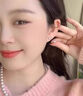 兩世歡s999純銀可愛(ài)HelloKitty耳釘女學(xué)生黨養(yǎng)耳洞睡覺(jué)免摘耳環(huán)足銀耳飾 Kitty貓耳釘一對(duì) 曬單實(shí)拍圖