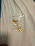 中國黃金（CHINA GOLD）黃金項(xiàng)鏈女士足金三生花項(xiàng)鏈花朵吊墜國慶中秋節(jié)禮物送女友老婆 【京速達(dá)】足金項(xiàng)鏈約3.9g【玫瑰禮盒】 曬單實(shí)拍圖