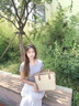 CinvaiKrose上課托特包女包2025新款大容量通勤單肩包包手提包教師節(jié)禮物生日 菱格米白【送女友老婆走心實(shí)用】 曬單實(shí)拍圖