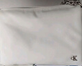 Calvin Klein休閑通勤單肩包禮物鏈條包包金屬字母CK女包小方包枕頭包DH3570 115-象牙白 OS 曬單實(shí)拍圖
