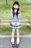 康麗凈大頭娃娃lo鞋子女日系軟妹jk小皮鞋可愛學(xué)院風(fēng)瑪麗珍鞋Lolita單鞋 棕色 37 曬單實(shí)拍圖