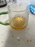 唯銘諾（WEIMINGNUO）錘紋玻璃杯家用泡茶杯耐熱加厚喝水杯帶把啤酒杯子套裝 四色350ML 曬單實拍圖