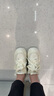 斯普王（SIPUWANG）小白鞋女2025新款夏秋新款內(nèi)增高松糕小個(gè)子運(yùn)動(dòng)老爹休閑板鞋 白色 單層 93151 36 標(biāo)準(zhǔn)碼數(shù) 曬單實(shí)拍圖