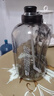 特步運動(dòng)水壺噸杯噸桶大容量大肚杯塑料杯刻度吸管戶(hù)外健身便攜耐高溫 噸噸黑【直飲+吸管】爆款2800ml 耐高溫/嬰兒材質(zhì)/噸噸 曬單實(shí)拍圖