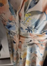梵迪拉（F.DYRAA）泳衣女士泡溫泉遮肉顯瘦連體裙速干透氣游泳衣三件套15024黃色L 曬單實(shí)拍圖