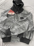 BJHG不計后果美式夾克外套男款2025新款秋季潮牌假兩件連帽復古皮衣女 石墨黑 M 曬單實(shí)拍圖