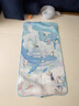 babycare嬰兒抑菌涼席寶寶透氣冰絲席兒童幼兒園可水洗鯨魚噴泉65*120CM 曬單實拍圖
