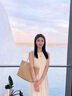 蔻馳（COACH）女士夏季女包經(jīng)典標(biāo)志CITY拉鏈托特包老花city30情人節(jié)送女友禮物 淺卡其色/粉筆白色58292-IMDQC 曬單實(shí)拍圖