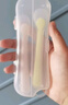 babycare嬰兒硅膠勺套裝 寶寶嬰幼兒輔食軟勺喂奶喂水專(zhuān)用 兒童果泥米粉勺 曬單實(shí)拍圖
