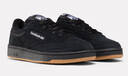 Reebok銳步官方24新款男女CLUB C 85復古經(jīng)典運動(dòng)鞋板鞋 100074449 中性/黑色 39 中性(25cm),US：7 曬單實(shí)拍圖