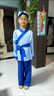 雷姆汀愚公移山兒童演出服古裝漢服鋤禾表演服裝農(nóng)夫農(nóng)民守株待兔鋤頭 棕色 上衣+褲子+帽子+腰帶 110 曬單實拍圖