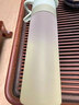 若萸噴霧運動(dòng)水杯夏天戶(hù)外健身水壺兒童學(xué)生上學(xué)軍訓專(zhuān)用大容量杯子 漸變粉【650ml噴霧大容量】 曬單實(shí)拍圖