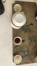 蘇氏陶瓷（SUSHI CERAMICS）描金羊脂玉瓷手抓壺快客杯旅行包茶具套裝J1034 曬單實(shí)拍圖
