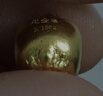 中國(guó)黃金（CHINA GOLD）黃財(cái)神鴻運(yùn)招財(cái)時(shí)尚手鏈女白水晶足金手串七夕情人節(jié)禮物送女朋友 三通葫蘆白水晶手串 曬單實(shí)拍圖