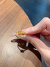 中國(guó)黃金（CHINA GOLD）足金999玫瑰花黃金戒指活口5G工藝送女朋友老婆生日禮物 金重約3.5g-活口圈號(hào)可調(diào)節(jié) 曬單實(shí)拍圖