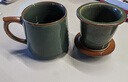 津盼汝窯陶瓷茶杯 茶水分離杯帶過(guò)濾茶漏泡茶杯辦公室家用男士禮盒裝 汝窯陶瓷茶杯 曬單實(shí)拍圖